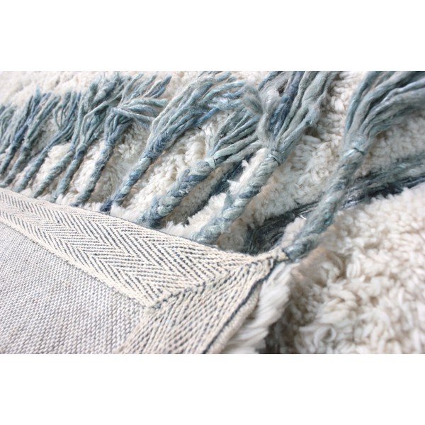 Bež in modra ročno tkana preproga Flair Rugs Solitaire Sion, 160 x 230 cm-image-1