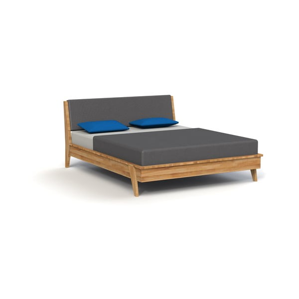 Hrastova zakonska postelja 140x200 cm Retro 1 - The Beds