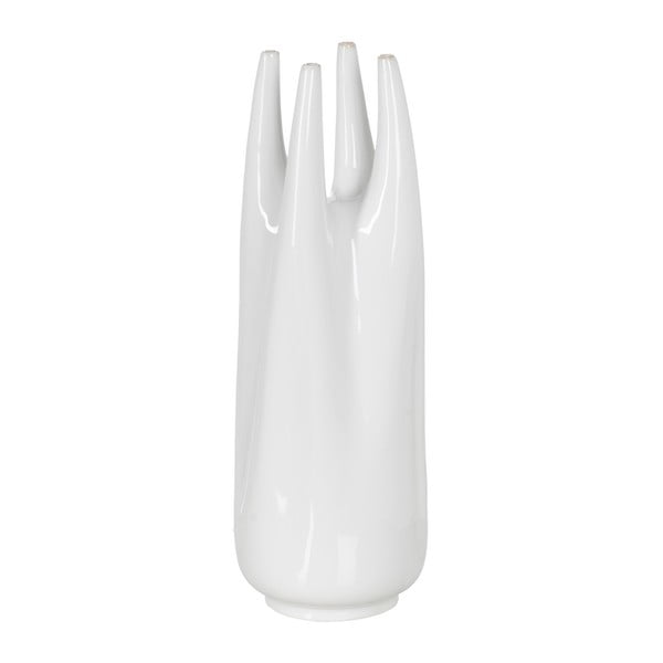 Bela keramična visoka vaza (višina 56 cm) Blanca – Ixia