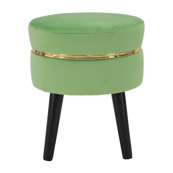 Mauro Ferretti Paris zelen oblazinjen stol, ⌀ 35 cm