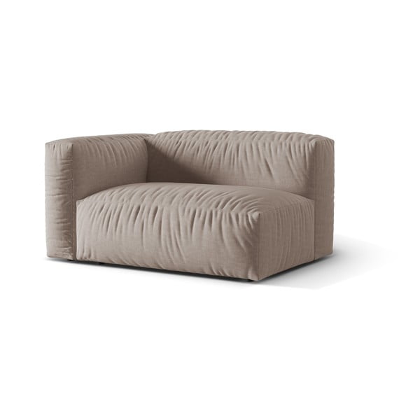 Bež modul za sedežno garnituro (levi kot) Martina – Micadoni Home-image-1