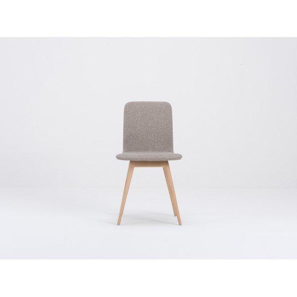 Bež jedilni stol s podnožjem iz hrastovega lesa Gazzda Ena-image-4