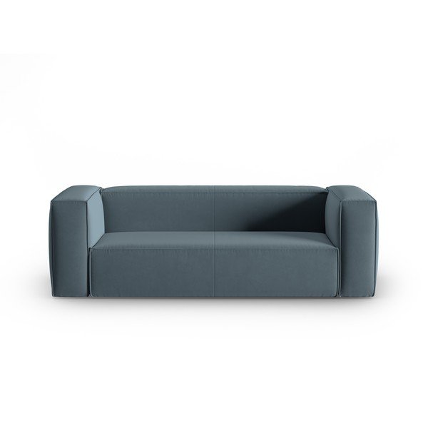Modra žametna sedežna garnitura 200 cm Mackay – Cosmopolitan Design