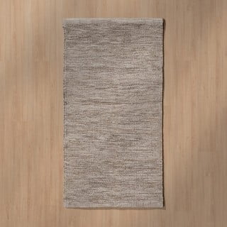 Rjava obojestranska preproga iz mešanice volne 80x150 cm – Ixia