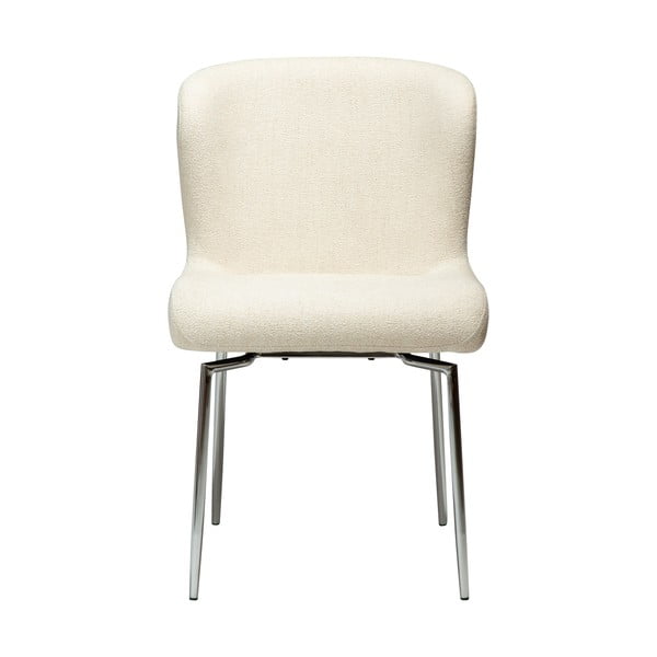 Kremno bel oblazinjen jedilni stol Glam – DAN-FORM Denmark-image-4