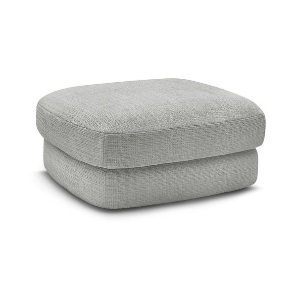 Svetlo siv tabure iz šenilje Leonore – Bobochic Paris