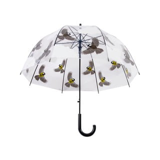 Prozoren dežnik s potiskom ptic Esschert Design, ⌀ 80,8 cm