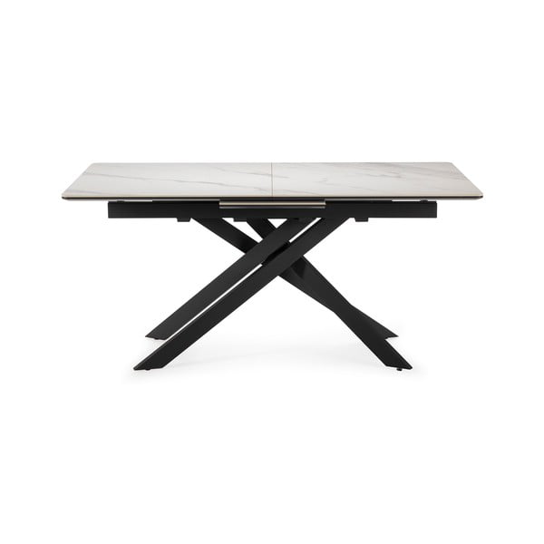 Raztegljiva jedilna miza z dodatno ploščo s keramično ploščo 89,5x160 cm Belma – Marckeric