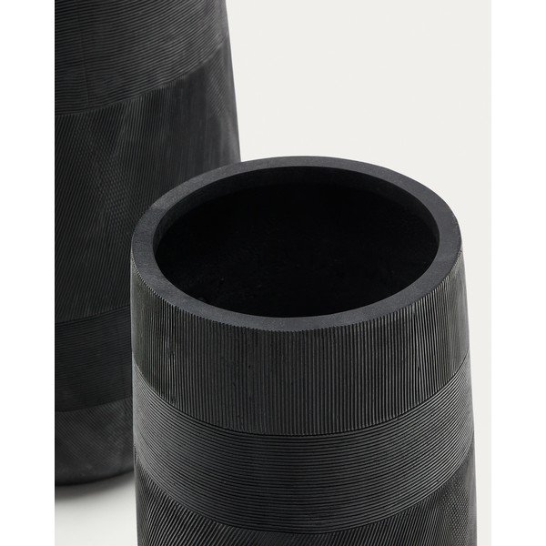 Okrasni cvetlični lonci v kompletu iz cementa ø 45 cm Tival – Kave Home-image-3