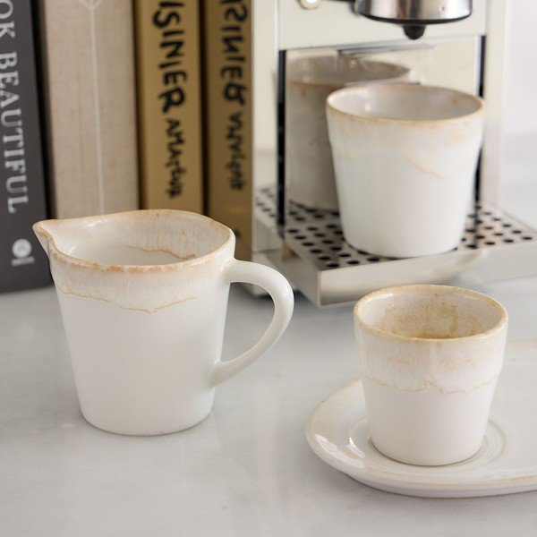 Bel vrč za mleko iz kamenine 200 ml Grespresso – Costa Nova-image-1