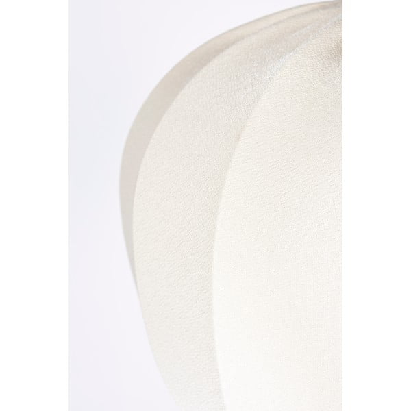 Bela stoječa svetilka s tekstilnim senčnikom (višina 160 cm) Shem – White Label-image-4