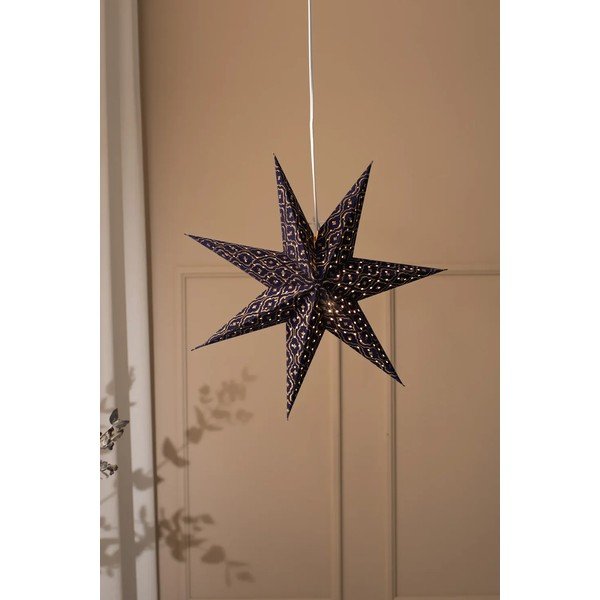 Temno modra viseča božična svetlobna dekoracija Baroque – Markslöjd-image-1