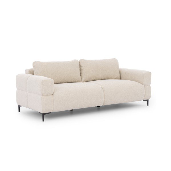 Kremno bela sedežna garnitura 217 cm Helio – Ropez