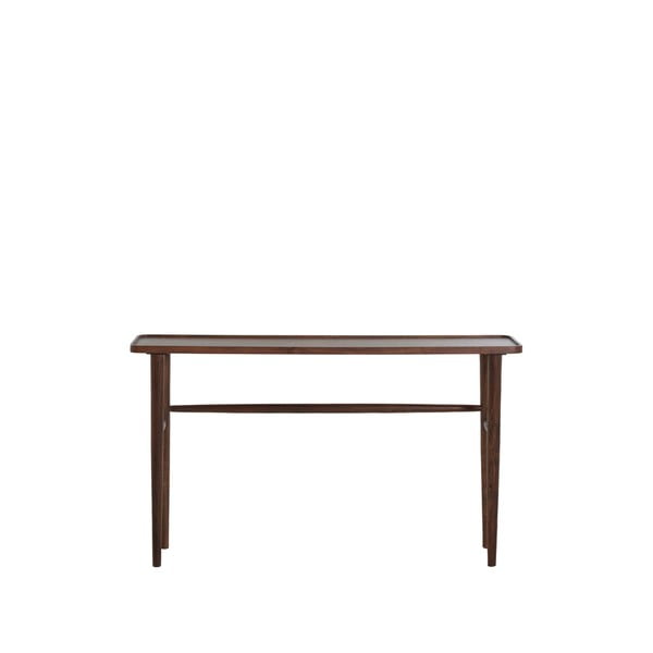 Rjava stranska mizica iz masivne akacije 30x140 cm Qiano – Light & Living