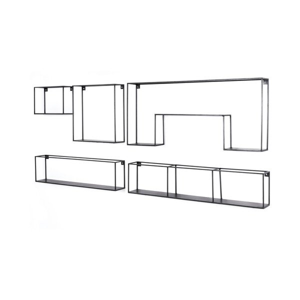 Komplet 2 stenskih polic Canett Santo-image-1