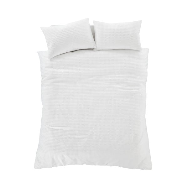 Bela posteljnina za zakonsko posteljo 200x200 cm Muscat Waffle – Pineapple Elephant