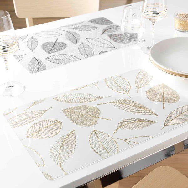 Plastičen pogrinjek 30x45 cm Feuillette – douceur d'intérieur-image-2