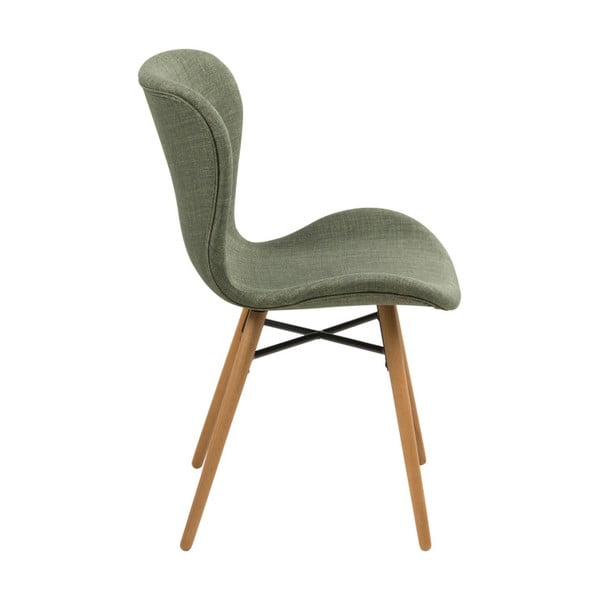 Komplet 2 zelenih jedilnih stolov Actona Batilda-image-1