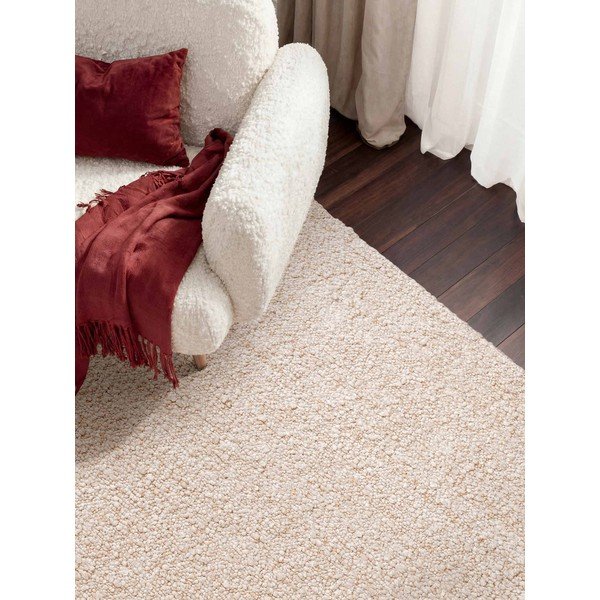 Kremno bela ročno tkana bouclé preproga 200x290 cm Notting Hill Portobello – Ted Baker-image-2