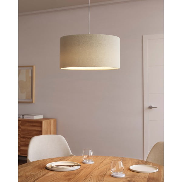 Kremno belo senčilo ø 50 cm Nazli – Kave Home-image-1