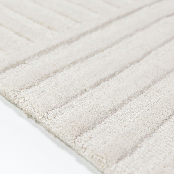 Slonokoščena ročno tkana volnena preproga 200x290 cm Zen Garden – Flair Rugs-image-4