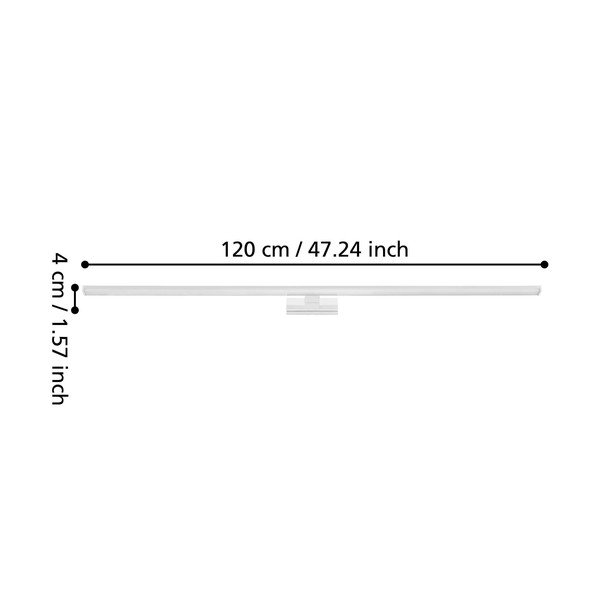 LED stenska svetilka v srebrni barvi PANDELLA 1 – EGLO-image-2