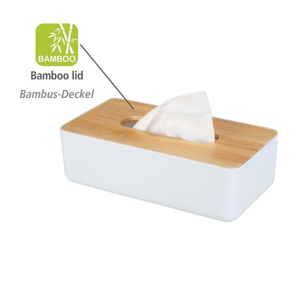 Plastična/bambusova škatla za robčke Rotello – Wenko-image-4