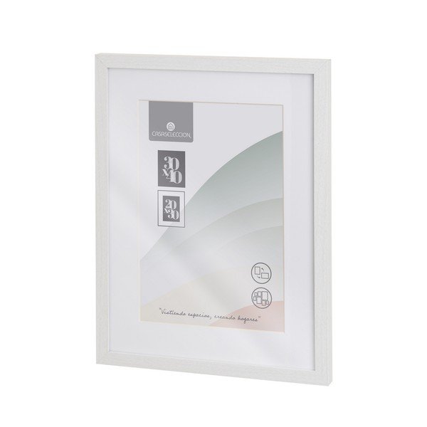 Bel stenski okvir 32x42 cm Sencillo – Casa Selección