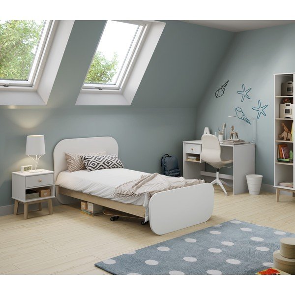 Bela otroška nočna omarica Esteban – Marckeric-image-1