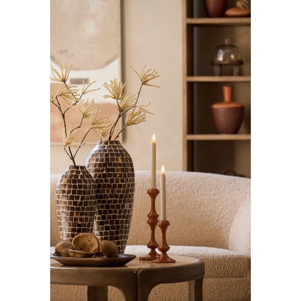 Rjava bambusova vaza (višina 40 cm) Tudela – Light & Living-image-1