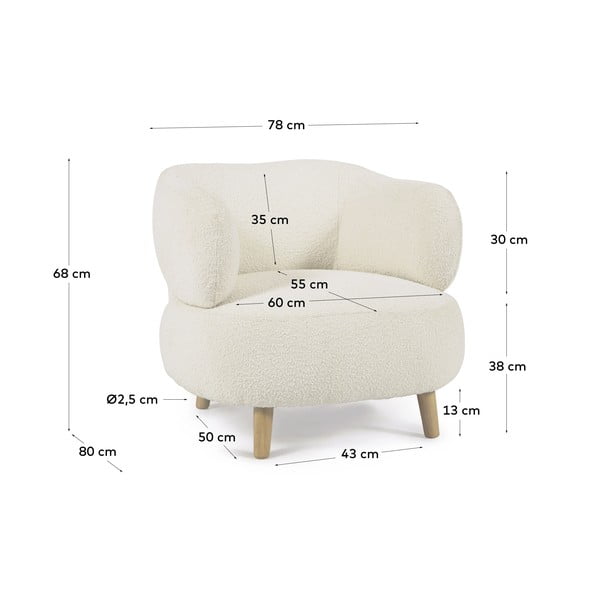 Bel fotelj Luisa - Kave Home-image-4