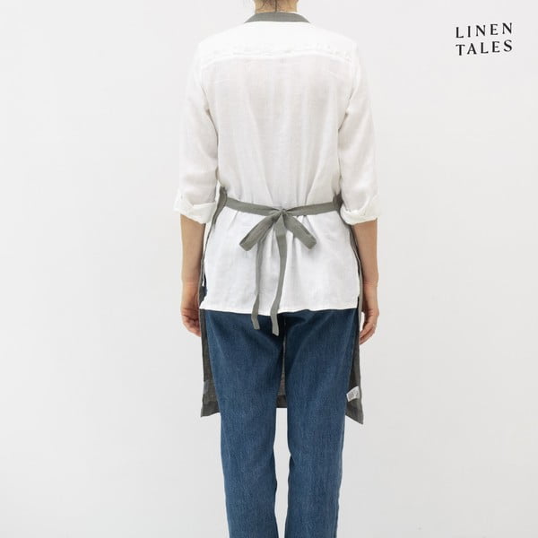 Lanen predpasnik Khaki – Linen Tales-image-1