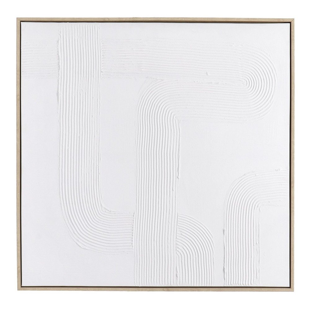 Ročno naslikana slika z okvirjem/na platnu 83x83 cm Texture