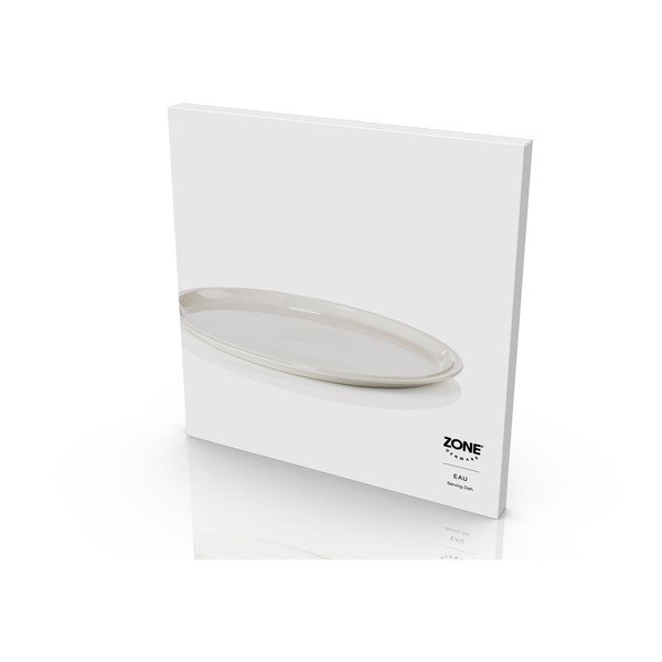 Servirni porcelanast pladenj ø 32 cm Eau – Zone-image-4