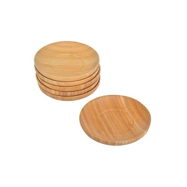 Komplet 6 podstavkov iz bambusa Bambum Silva-image-2