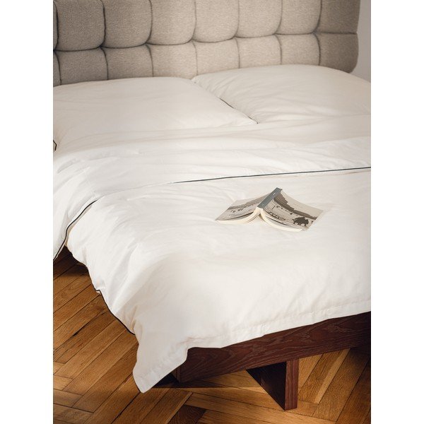 Rjava zakonska postelja iz MDF plošč v jesenovem dekorju brez vzglavja z letvenim dnom 160x200 cm Kito – noo.ma-image-3