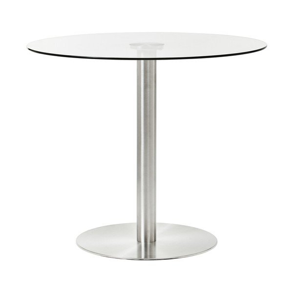 Okrogla jedilna miza s stekleno mizno ploščo ø 90 cm Metropolitan – Premier Housewares