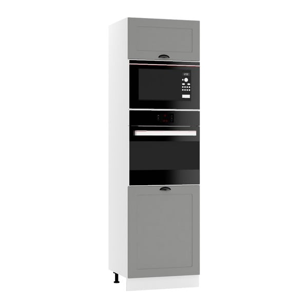 Visoka kuhinjska omarica za vgradno pečico in mikrovalovno pečico (širina 60 cm) Kai – STOLKAR