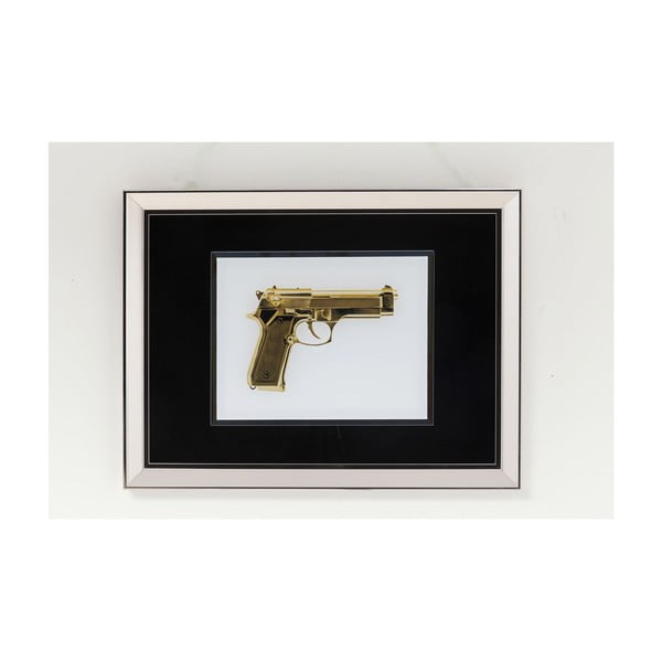 Slikanje na steklo Kare Design Gun Gold,80 x 60 cm
