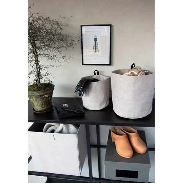 Tekstilna košara ø 17x17 cm Soft Storage – Bigso Box of Sweden-image-3