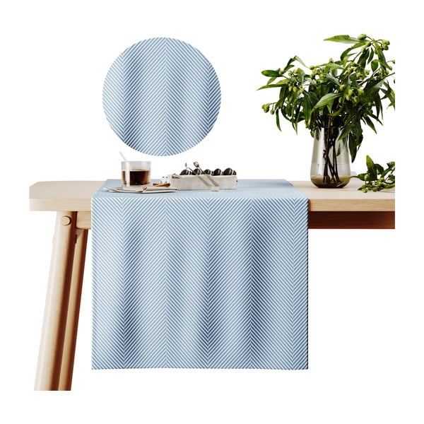 Žametni namizni tekač 40x140 cm Clear - AmeliaHome-image-4
