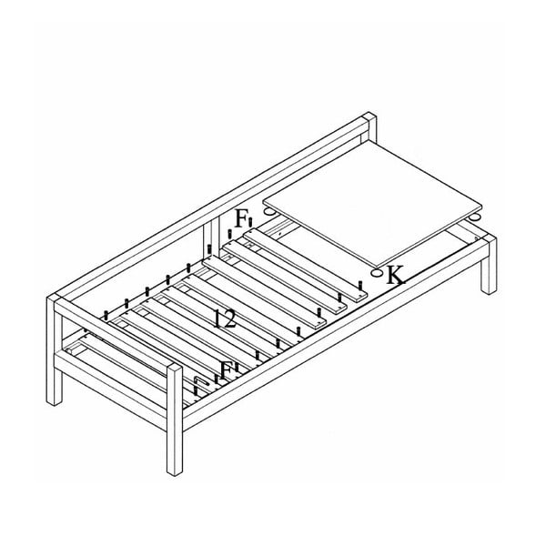 Večnamenski kavč Karup Soul Black/Pistacio/Gris-image-3