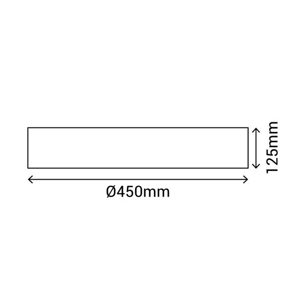 Kremno bela LED stropna svetilka ø 45 cm – SULION-image-3