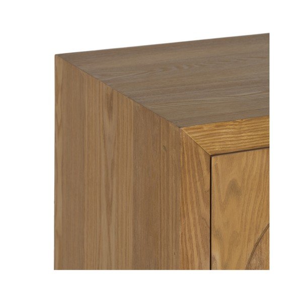 Omarica iz masivne jelke v naravni barvi 80x80 cm Archo – Ixia-image-4