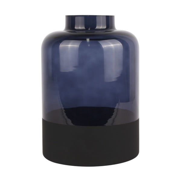 Vaza iz modrega stekla PT LIVING Majestic, višina 18 cm