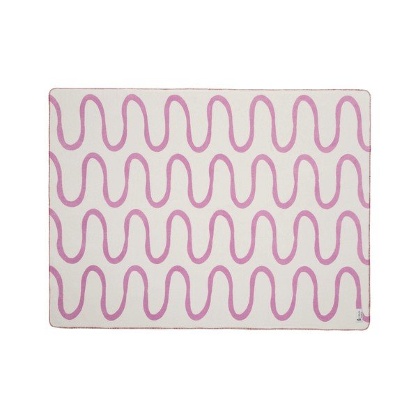 Rožnata odeja 150x200 cm Swirl – noo.ma-image-4