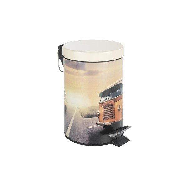 Retro koš za smeti s pedali Avtobus, 3 L-image-1