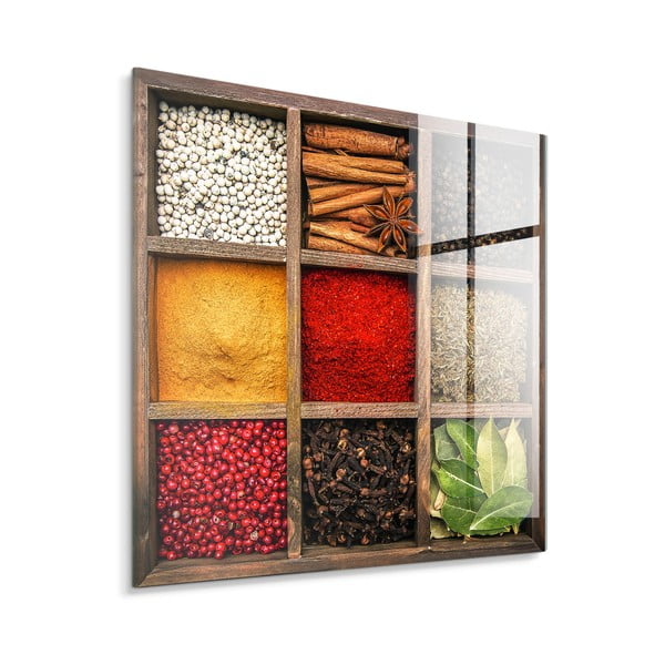 Steklena slika 30x30 cm Spices Box – Styler-image-4