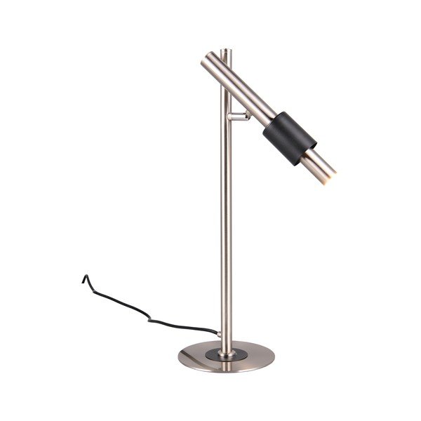 Črno-srebrna LED namizna svetilka (višina 50 cm) Ikaris – Trio Select-image-3