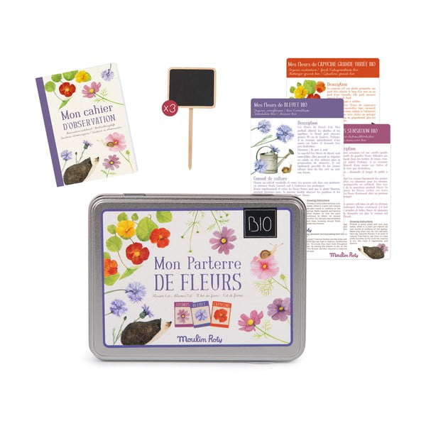 Komplet cvetnih semen in črnih označevalnih tablic Moulin Roty-image-2